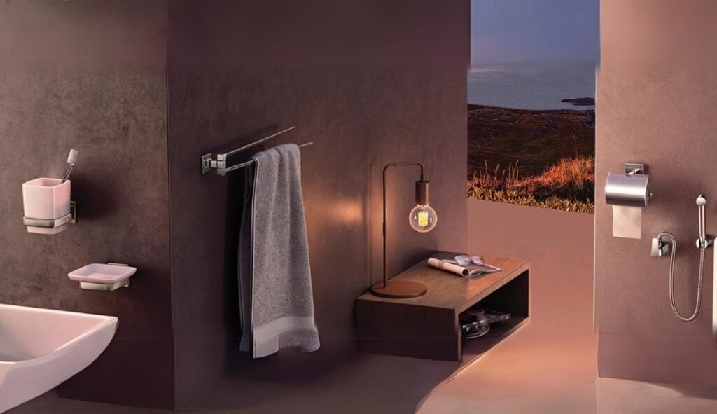 home basics bronze wall mounted paper towel holder