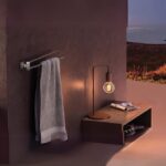 home basics bronze wall mounted paper towel holder