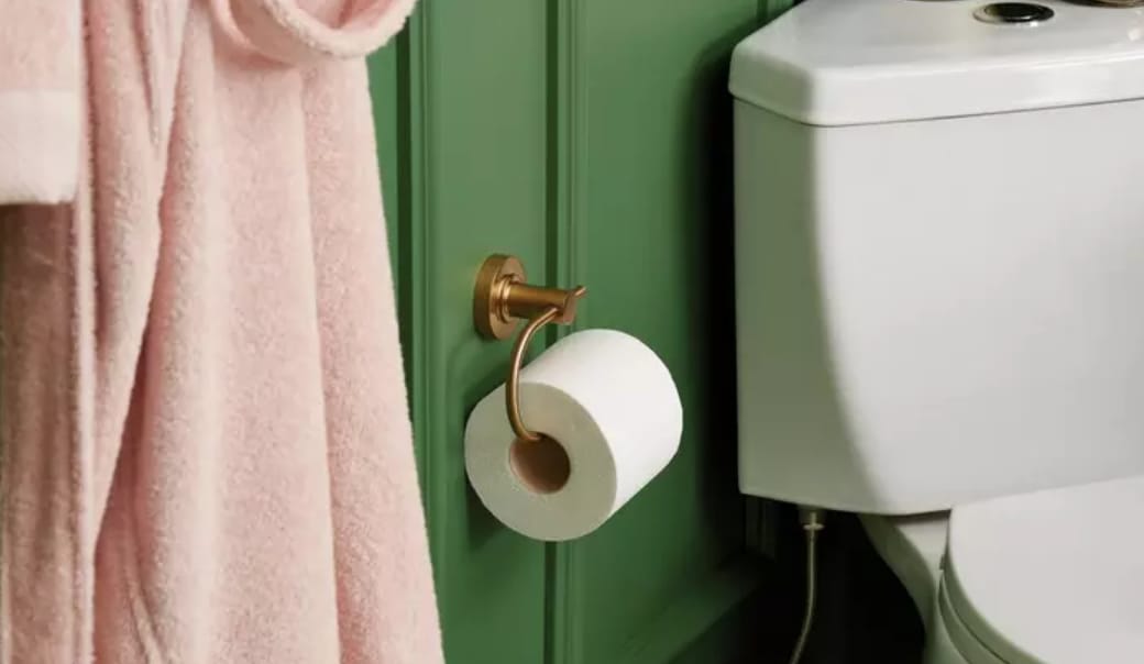 mounted paper towel holder