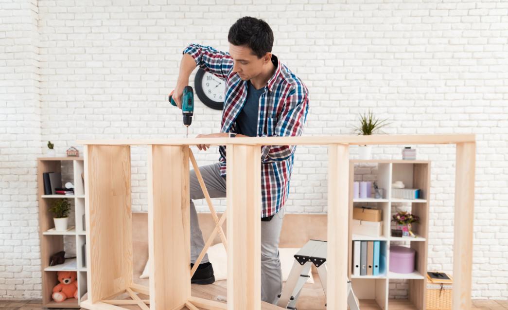 assembling furniture