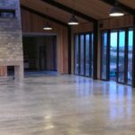 polished cement floors