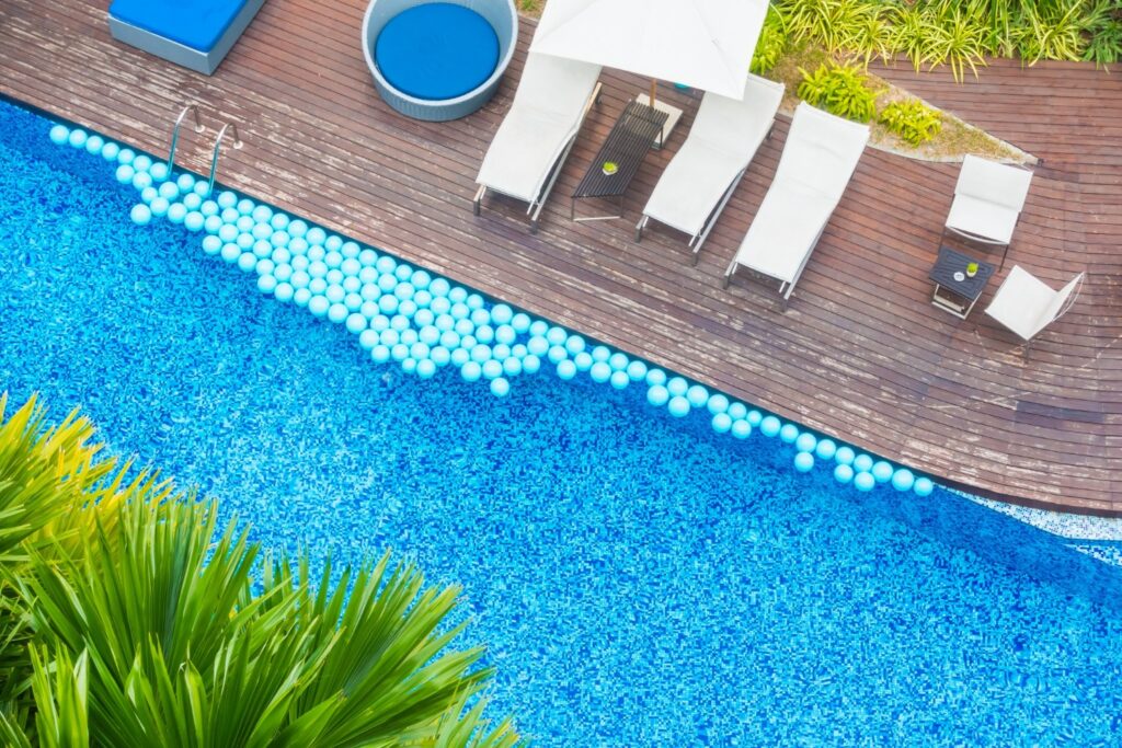 Above Ground Pool and Deck